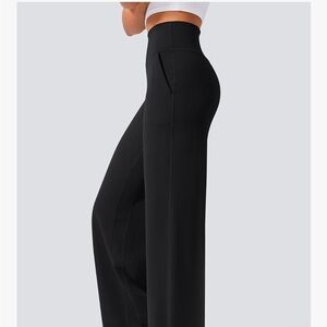 Black Women's Wide-Leg Pants